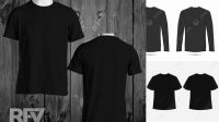 2475+ Mockup Kaos Hitam Polos Depan Belakang Easy Editable