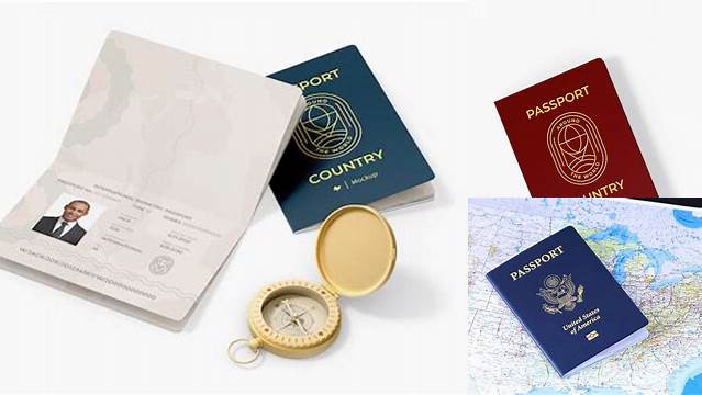 2477+ Passport Mockup High-Resolution Graphic