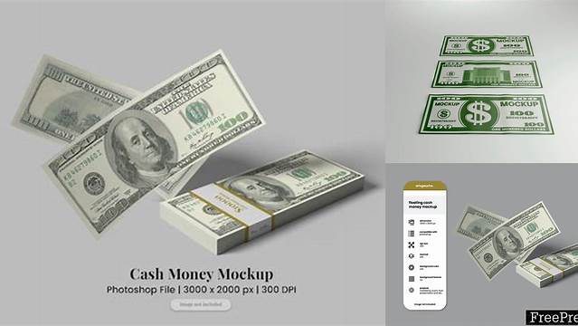 2479+ E Money Mockup PSD File Download