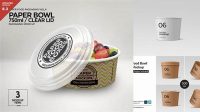 2483+ Mockup Paper Bowl Best for Showcase