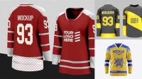 2487+ Hockey Jersey Mockup PSD Free Download