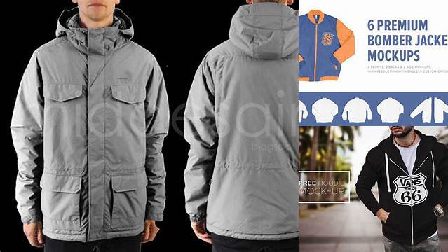 2496+ Mockup Jaket Parasut Best Free Mockup PSD