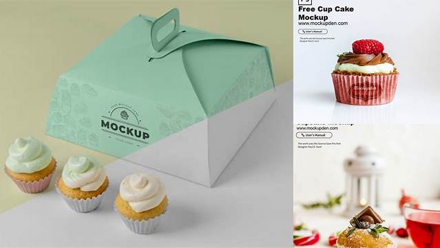 2500+ Cupcake Mockup Free PSD