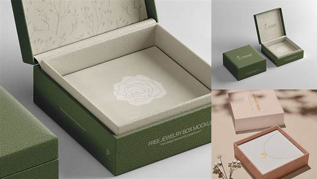 2504+ Free Jewelry Box Mockup Easy Editable