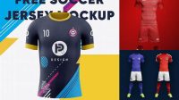 2514+ Football Soccer Uniform Mockup Free High Resolution