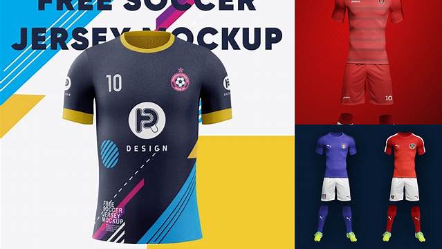 2514+ Football Soccer Uniform Mockup Free High Resolution