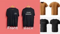 252+ T Shirt Mockup Front And Back Easy Editable