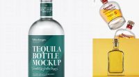 2524+ Tequila Bottle Mockup Free Best for Showcase