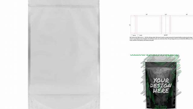 2526+ Mylar Bag Template Hight Resolution