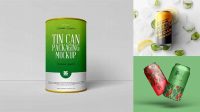 2526+ Pet Can Mockup PSD Free Download