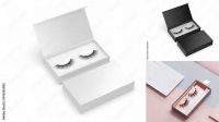 2529+ Eyelashes Box Mockup Best for Showcase