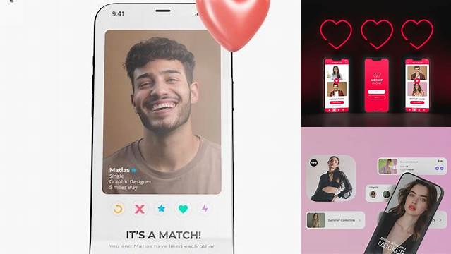 2535+ Tinder Mockup Psd Stylish Free PSD