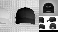 2539+ Black Hat Mockup PSD Free Download