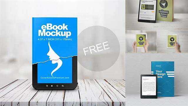 2540+ Ebook Mockup Free Free PSD