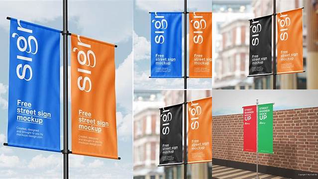 255+ Street Banner Mockup Download Free