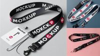 2556+ Lanyard Mockup Download Premium PSD Resource