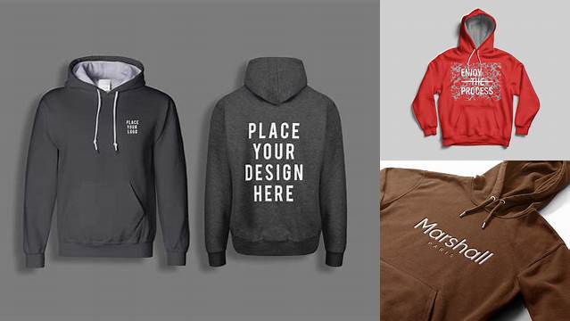 256+ Embroidered Hoodie Mockup Free Exclusive Digital PSD Resource