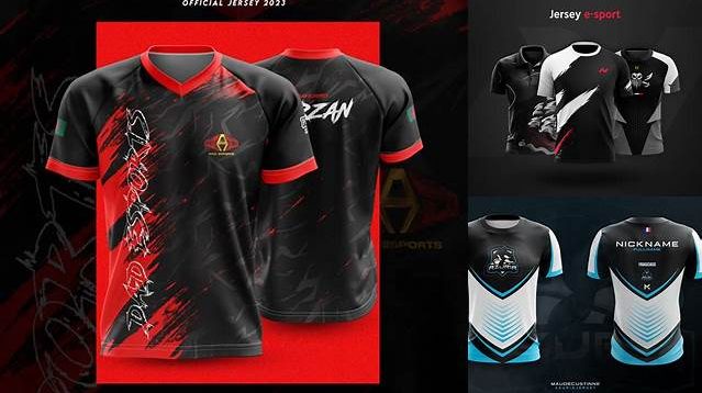 2562+ Mockup Jersey Esport Free Graphic Design Resource