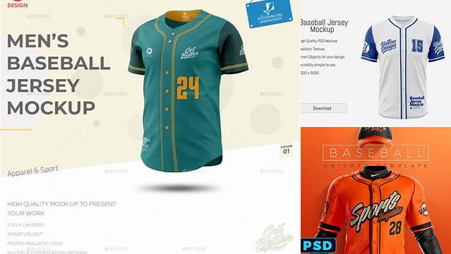 2572+ Baseball Uniform Mockup Free Exclusive PSD Design Freebie