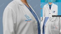 258+ Medical Coat Mockup Easy Editable