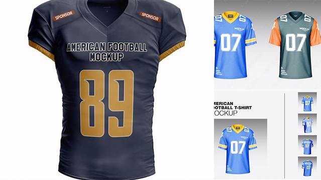 2585+ American Football Jersey Mockup Hight Resolution