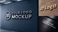 2593+ 3d Logo Mockup Psd Free Download Professional PSD Resource