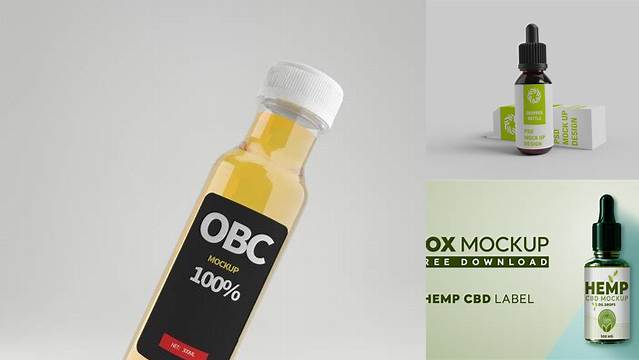 2593+ Cbd Oil Mockup Free PSD Download