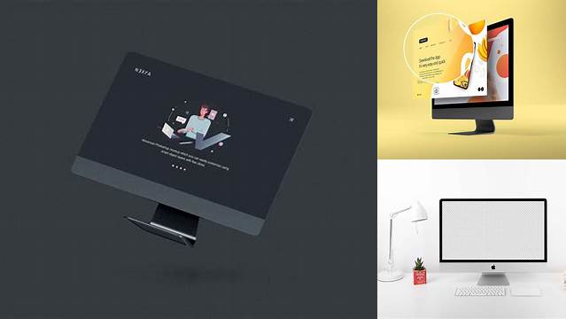 2604+ Computer Screen Mockup Free Fully Editable PSD Template