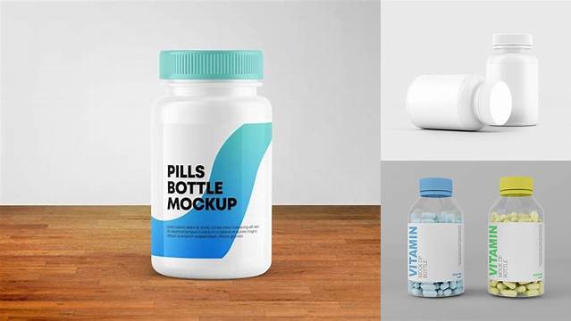 2616+ Pill Bottle Mockup Generator Digital Download