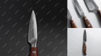 2620+ Knife Mockup Free Smart Object PSD