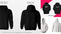 2620+ Mockup Hoodie Polos Depan Belakang Psd Layered Photoshop Template