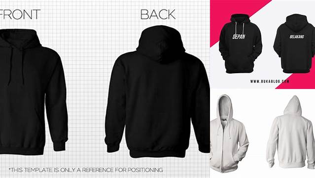 2620+ Mockup Hoodie Polos Depan Belakang Psd Layered Photoshop Template