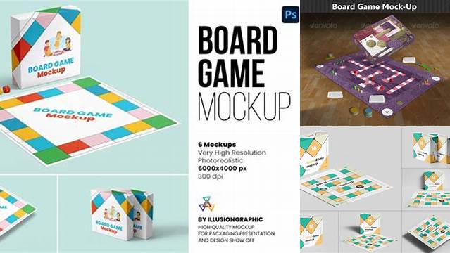 2623+ Board Game Mockup Psd Free Professional PSD Template