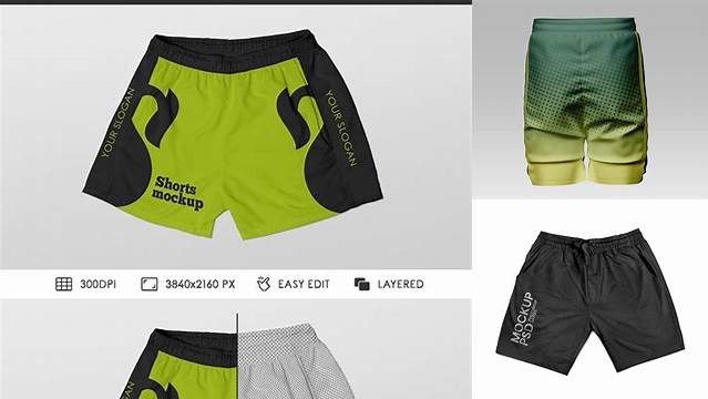 2624+ Athletic Shorts Mockup Free Download Free