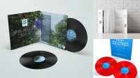 2626+ Vinyl Gatefold Mockup Free Include TIFF