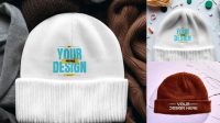 2628+ Free Beanie Mockup Photoshop Resource Free