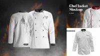 2635+ Chef Uniform Mockup Free Best for Showcase