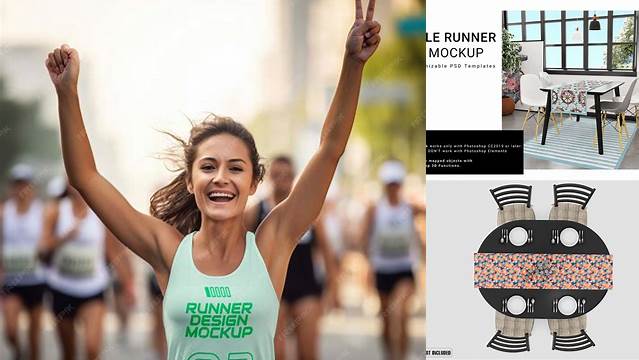 264+ Runner Mockup Free Creative Layered Design File