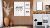 2641+ Free Wall Art Images Professional PSD Mockup