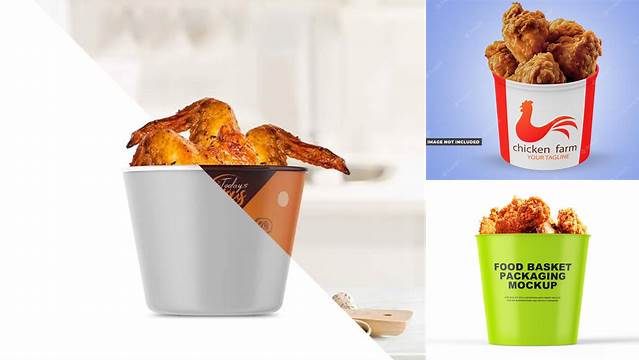 2659+ Chicken Bucket Mockup Free Smart PNG Image