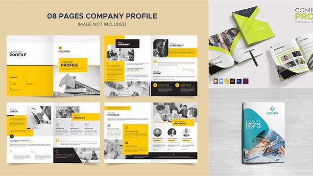 2663+ Free Company Profile Template Psd Easy Editable