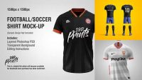 2665+ Mockup Camiseta Futbol Free Mockup Templates