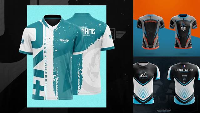 2669+ Mockup Jersey Esport Polos Digital Download