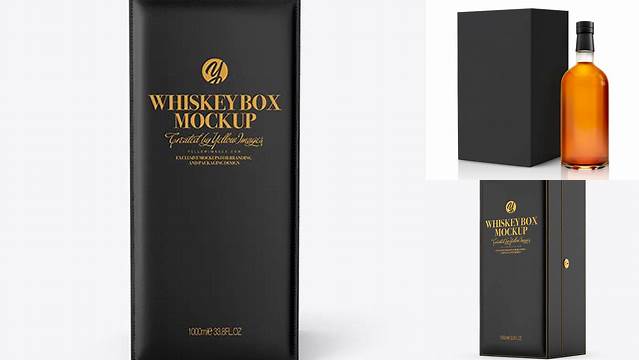 2670+ Whiskey Box Mockup Easy Editable