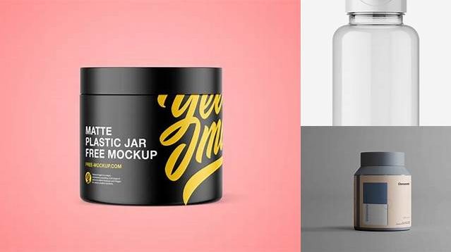 2672+ Plastic Jar Mockup Best for Showcase