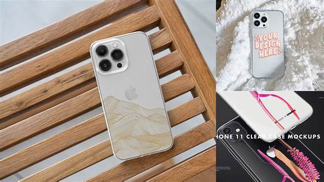 2673+ Iphone Clear Case Mockup Creative Layered Design File