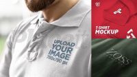 2673+ T Shirt Embroidery Mockup Smart PNG Image