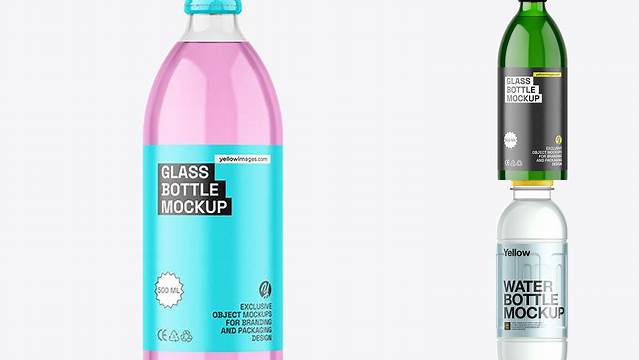 2682+ 500ml Bottle Mockup Digital Download