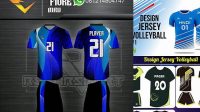 2697+ Free Download Mockup Jersey Voli Cdr Editable Photoshop File