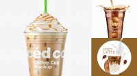 270+ Iced Coffee Mockup Free Best for Showcase